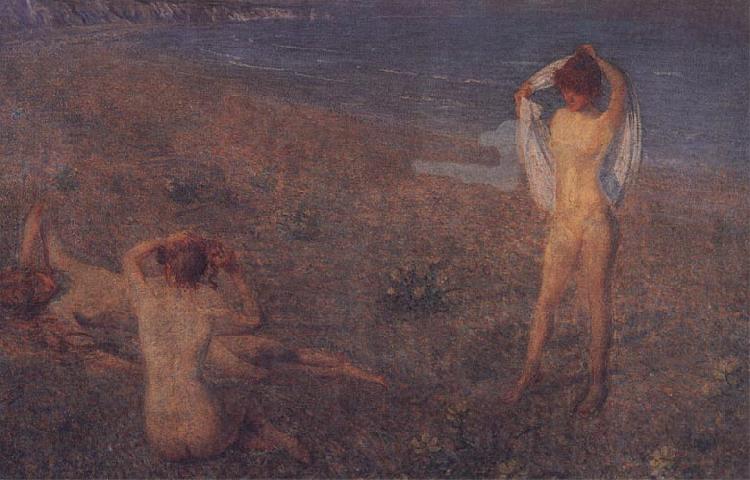Philip Wilson Steer A Summer's Evening oil painting image